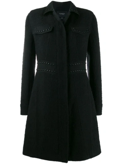Giambattista Valli Stud-embellished Coat In Black