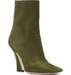 Fendi Ffreedom Bootie In Green Suede