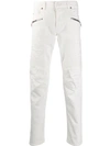 BALMAIN SKINNY BIKER JEANS