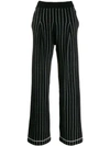 BARRIE STRIPED TROUSERS