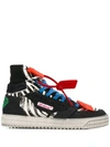 OFF-WHITE OFF-WHITE OFF COURT 3.0 HIGH TOP SNEAKERS - 黑色