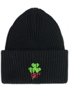 PHILOSOPHY DI LORENZO SERAFINI CLOVER RIBBED KNIT BEANIE