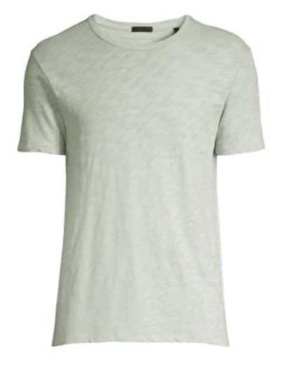 Atm Anthony Thomas Melillo Slub Cotton Crewneck Tee In Faded Teal