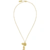 MARC JACOBS MARC JACOBS GOLD PEANUTS EDITION THE SNOOPY NECKLACE