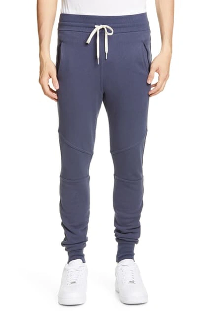 John Elliott Escobar Slim Fit Sweatpants In Navy