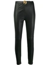 JUST CAVALLI BELTED SKINNY TROUSERS