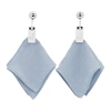 JACQUEMUS JACQUEMUS SILVER AND BLUE LES MOUCHOIRS EARRINGS