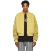 FEAR OF GOD FEAR OF GOD YELLOW SUEDE SIXTH COLLECTION VARSITY JACKET