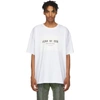 FEAR OF GOD White 'Sixth Collection' T-Shirt