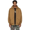 FEAR OF GOD FEAR OF GOD BROWN EVERYDAY FULL ZIP HOODIE