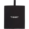 OFF-WHITE BLACK & WHITE 'T-SHIRT' POUCH