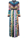 Mary Katrantzou Deznine Swirling-print Pleated Crepe Dress In Multicolour