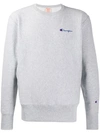 Champion Small Script Sweatshirt In Grey