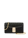 MIU MIU MATELASSÉ LOCK MINI-BAG