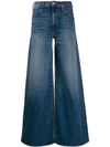 MOTHER HIGH WAISTED WIDE LEG JEANS