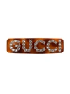 GUCCI 水钻镶嵌LOGO发夹