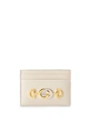 GUCCI GUCCI ZUMI GRAINY LEATHER CARD CASE