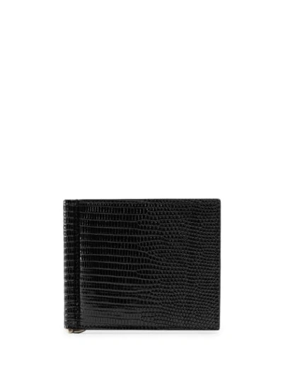Gucci Monochrome Bi-fold Wallet In Schwarz