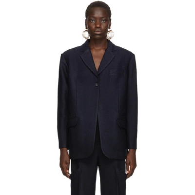 Jacquemus 'la Waistcoate Moyo' Jacke In Dark Navy