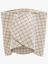 JW ANDERSON EXCLUSIVE WINDOWPANE WRAP CAPE,14341017