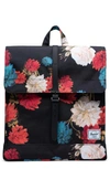 Herschel Supply Co City Mid Volume Backpack - Black In Vintage Floral Black