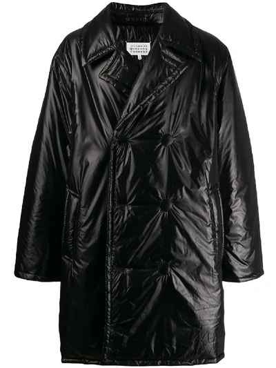 Maison Margiela Black Polyamide Coat
