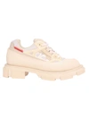 BOTH WHITE LEATHER trainers,P20LMWM00410