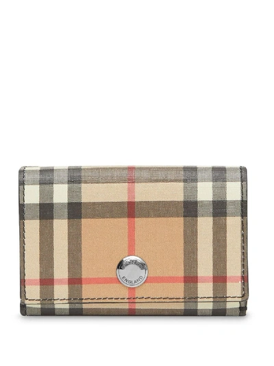 Burberry Beige Leather Wallet