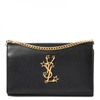 SAINT LAURENT CHAIN WALLET STAR MONOGRAM BLACK,A560267A-18A1-4048-8A6D-626556E19E05