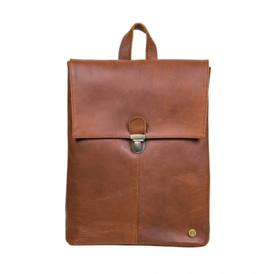 Mahi Leather Minimalistic Leather Yale Backpack