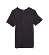 R13 Cotton Cashmere Boy T in Washed Black