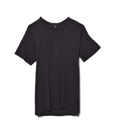 R13 Cotton Cashmere Boy T In Washed Black