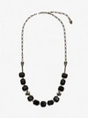 ALEXANDER MCQUEEN SKULL AND STONE NECKLACE
