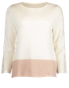 ALLUDE Color Block Sweater