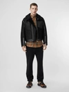 BURBERRY Shearling and Leather Jacket