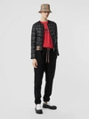 BURBERRY BURBERRY ICON STRIPE DETAIL DOWN-FILLED PUFFER JACKET