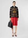 BURBERRY Archive Scarf Print Diamond Quilted Jacket
