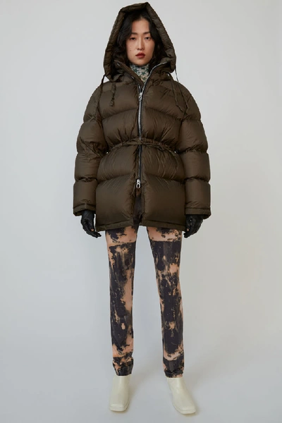 Acne Studios 兜帽羽绒夹克 Forest Green In Hooded Down Jacket