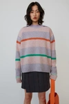 ACNE STUDIOS Striped sweater Lilac/multi