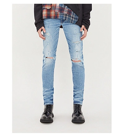 Amiri Thrasher Skinny Jeans In Rough