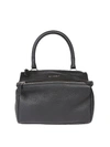 GIVENCHY PANDORA BLACK GRAINED LEATHER SMALL BAG