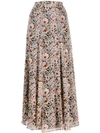 GIAMBATTISTA VALLI FLORAL PRINT FULL SKIRT