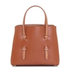 ALAÏA MINA MINI TAN TOTE,AA15157B