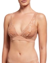 Cosabella Savona Lace Triangle Bralette In Beige