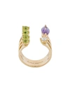 Delfina Delettrez Gold Today Tomorrow Dots Ring