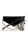 GIVENCHY Flat Mixed Leather Cross Bag,GIVE-WY666