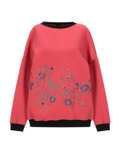 Pinko Sweatshirts In Coral