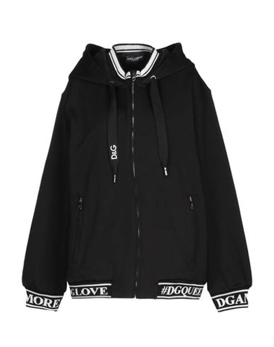 Dolce & Gabbana Sweatshirts In Black