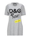 Dolce & Gabbana T-shirts In Grey