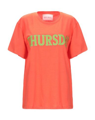 Alberta Ferretti T-shirts In Orange